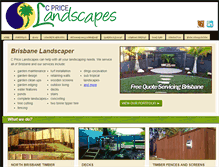 Tablet Screenshot of cpricelandscapes.com